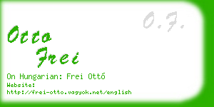 otto frei business card
